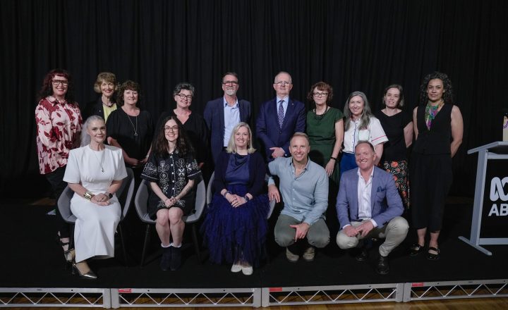 Media Literacy Summit special guests and panellists gather on stage