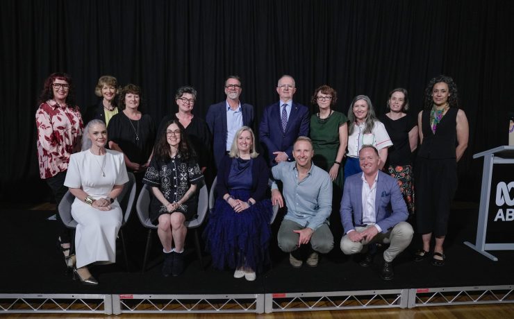 Media Literacy Summit special guests and panellists gather on stage